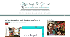 Desktop Screenshot of growingngrace.com